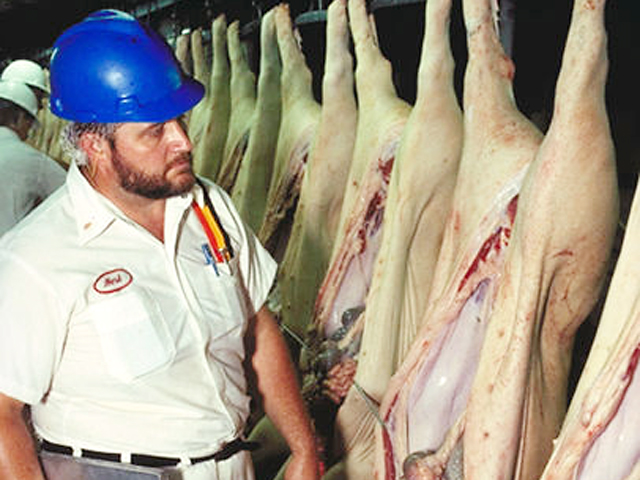 Traders fear higher U.S. pork prices could begin to affect U.S. pork exports by this summer. (Photo courtesy of USDA)